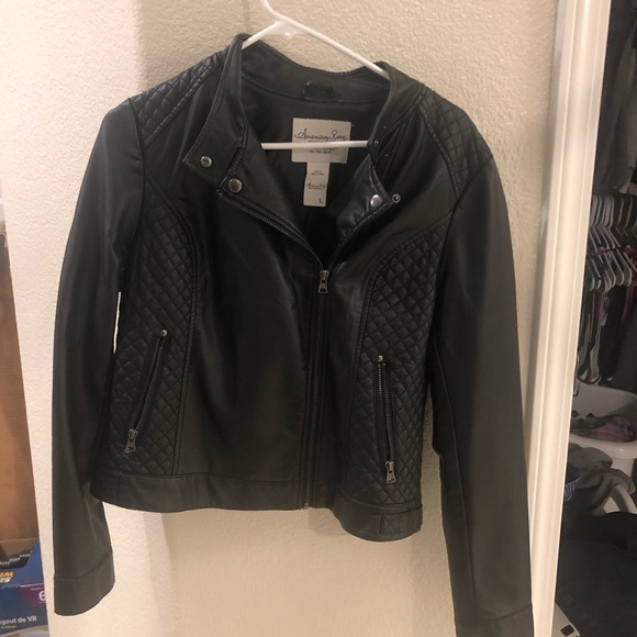 Black pleather jacket - Picture 1 of 5